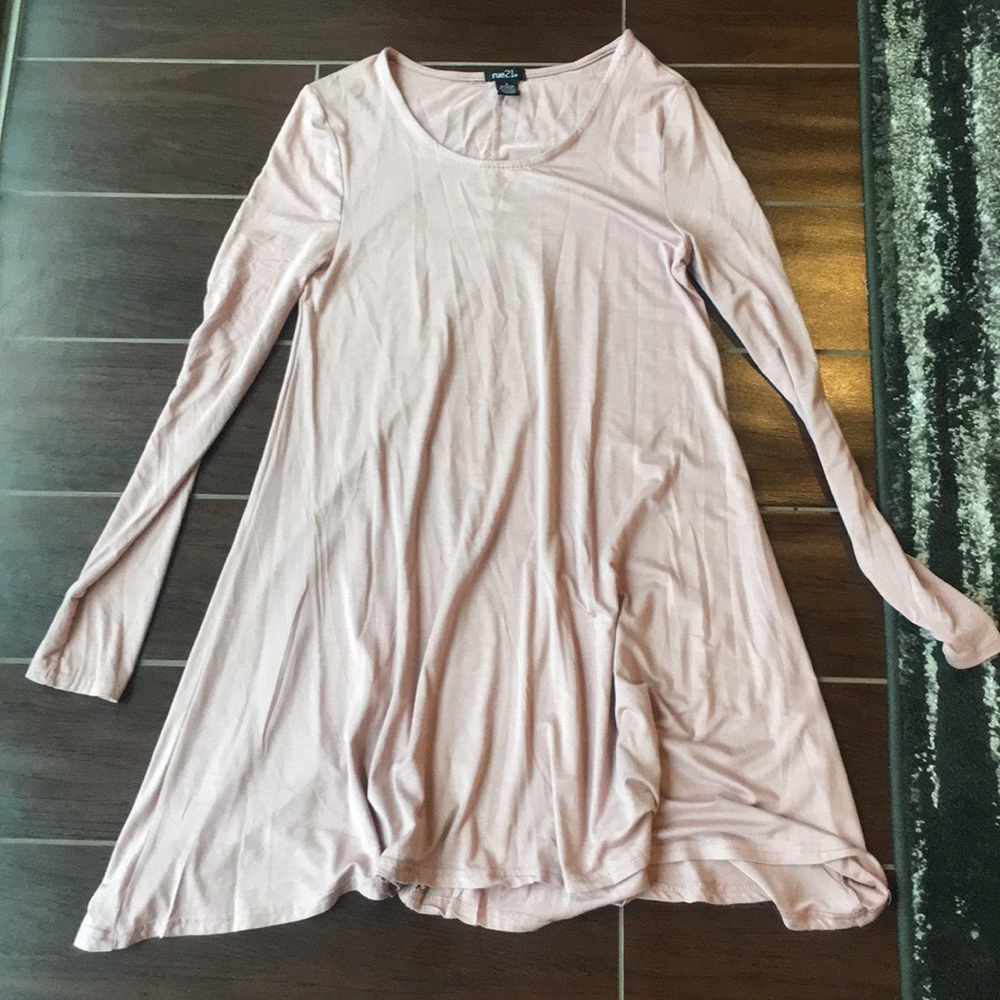 Rue 21 Blush Fit n Flare Dress